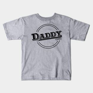 Daddy Chill Vintage - White Kids T-Shirt